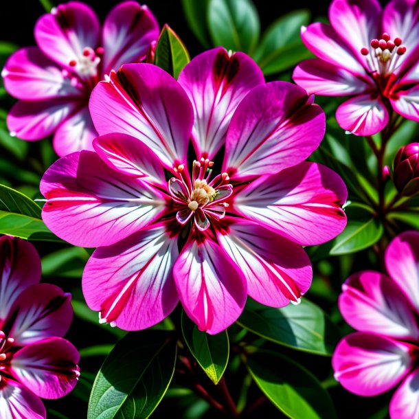 Photography of a magenta kalmia