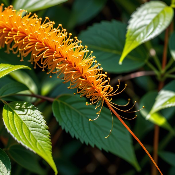 Imagem de um dodder laranja