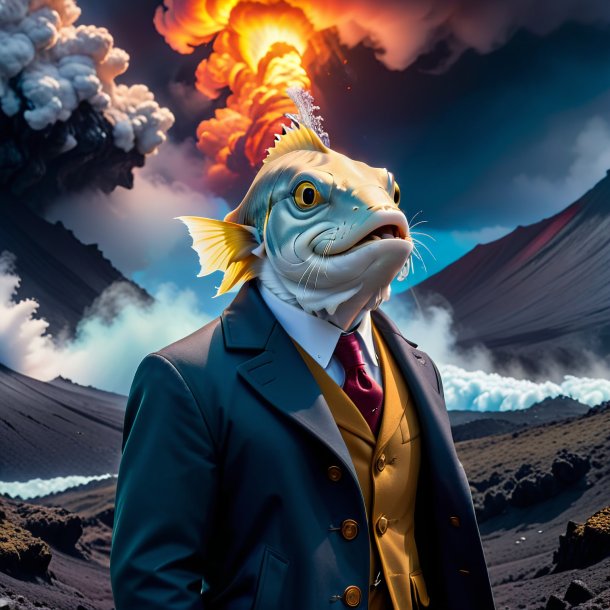 Pic of a haddock in a coat in the volcano