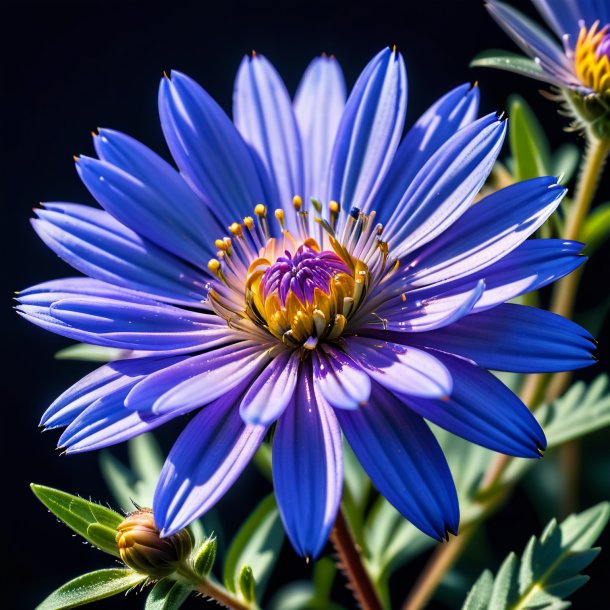 Picture of a blue aster