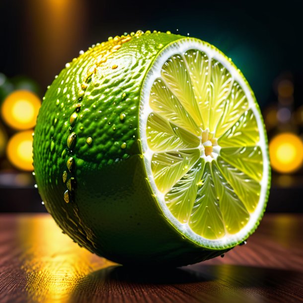 Portrayal of a lime turnsol