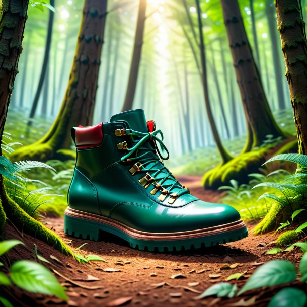 Pic of a mol in a shoes in the forest