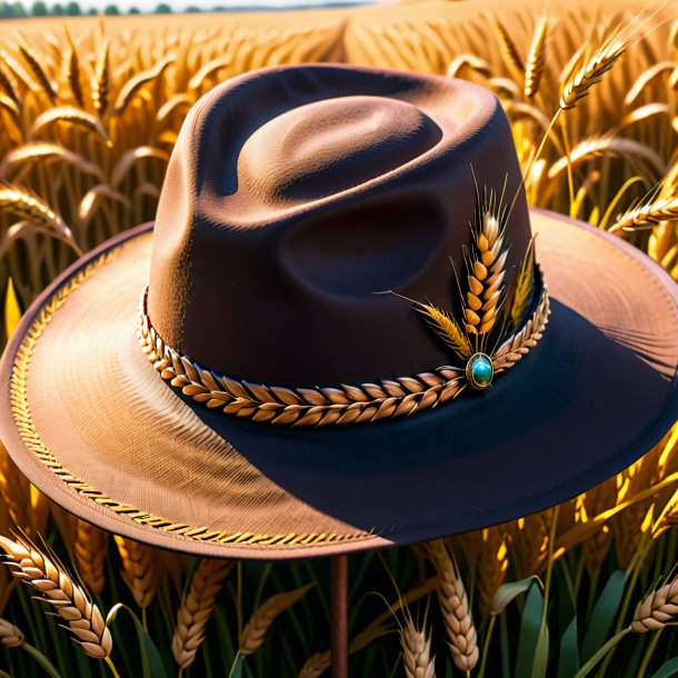 Pic of a wheat hat from clay