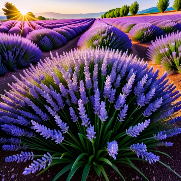 Photography of a white lavender