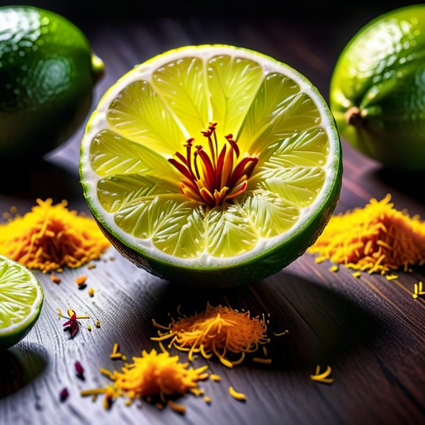 Photography of a lime saffron