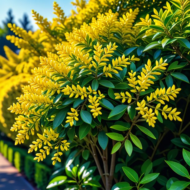 Pic of a yellow privet