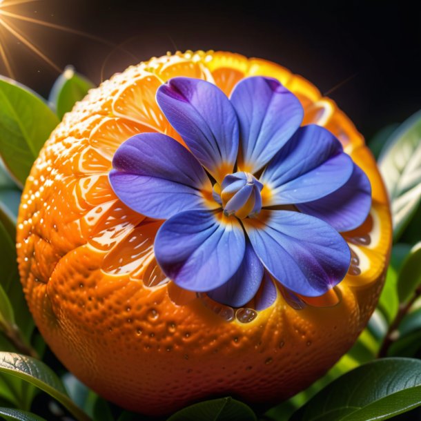 Picture of a orange periwinkle