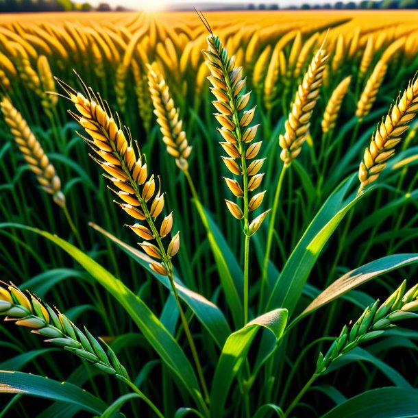Photography of a wheat rue