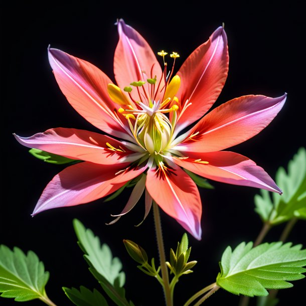 Pic of a coral columbine